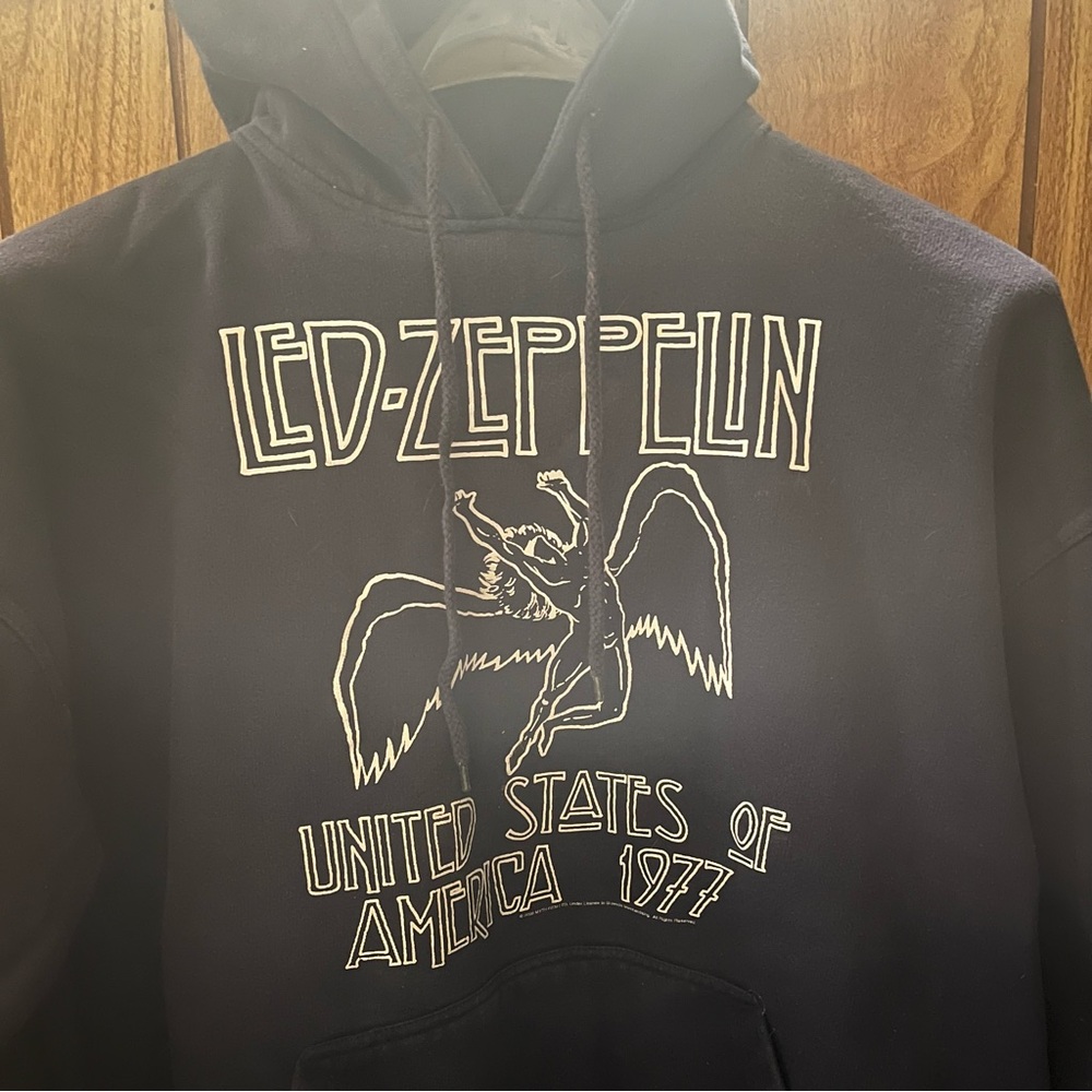 Led Zeppelin hoodie w/1977 United States of America tour logo